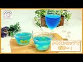 かき氷シロップでゼリー！！