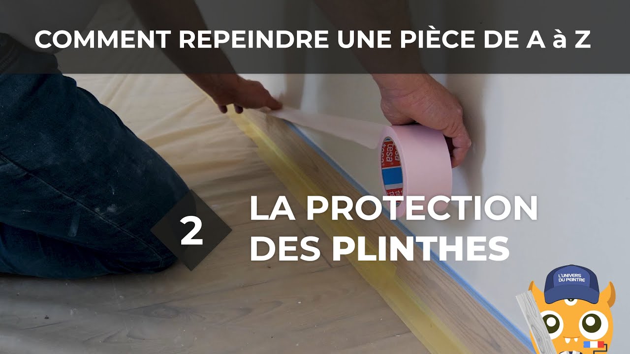 La protection des plinthes - Comment repeindre une pièce 