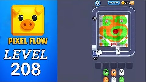 Pixel Flow Level 208 Walkthrough