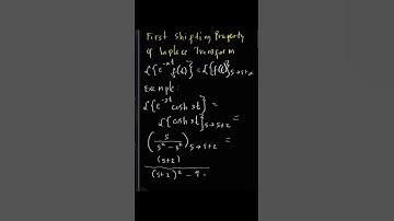 First Shifting Property Of Laplace Transform - Example 4