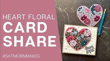 Floral Cards w/ Spellbinders Hauled Goodies | #satmornmakes