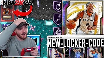 FREE *NEW* LOCKER CODE 2K20 + GALAXY OPAL KAWHI LEONARD GAMEPLAY! (NBA 2K20 MYTEAM)