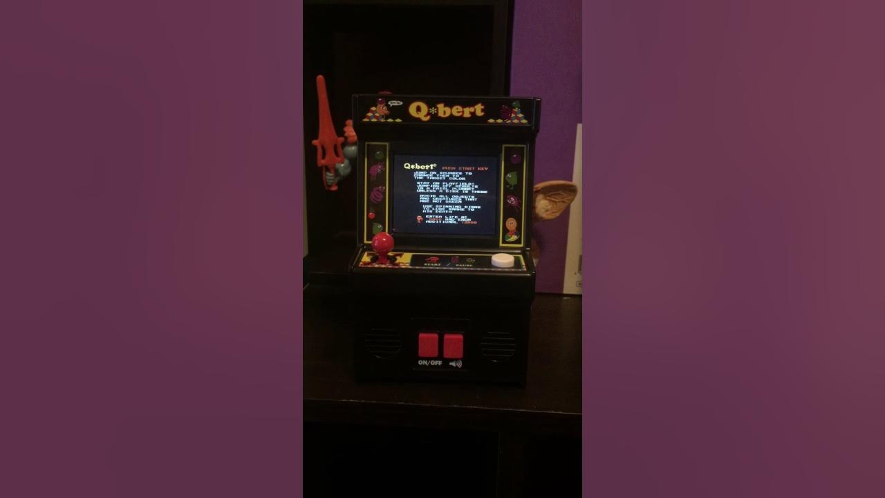 Qbert Mini Arcade Gameplay YouTube