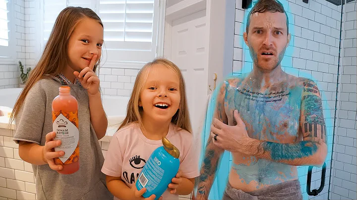 SISTERS HILARIOUS PRANK ON DAD!!! WE GOT HIM SO GO...