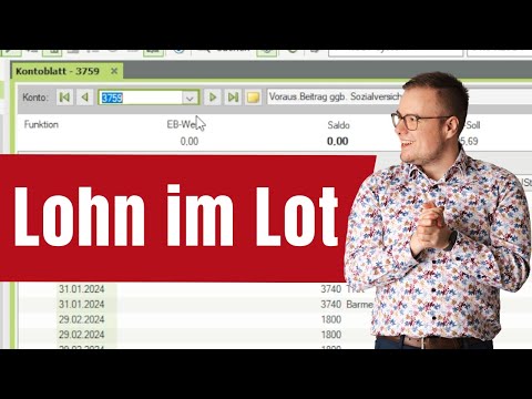 Lohnkonten einfach abstimmen
