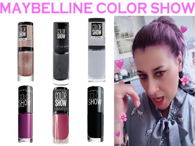 Maybelline Limited Edition Color Show Nail Polish Swatches & Review Fall  2012 - All Things Beautiful XO