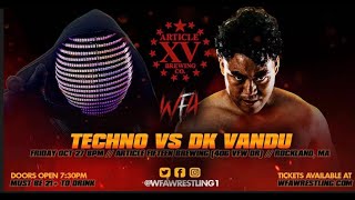 [Free Match] DK Vandu vs. Techno |Wrestling Federation Of America