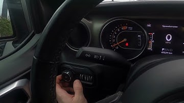 How to Change Speedometer Brightness Level in Jeep Wrangler IV ( 2018 – now )  - Adjust Brightness