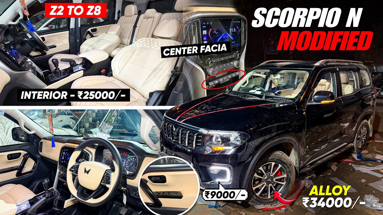 2026 MAHINDRA SCORPIO N Z2 BASE MODEL MODIFIED WITH PRICE SCORPIO N ...