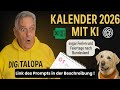 Jahreskalender in Excel mit KI erstellen, schneller und klarer als je zuvor