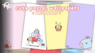 ꒰ 🥀 ꒱ cute pastel wallpapers - watch me edit | xoxoxantzu screenshot 1