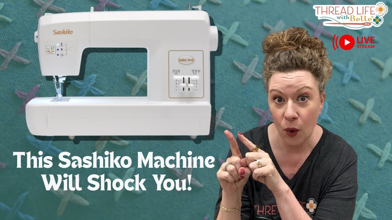 Achieve a Hand-Stitched Look FASTER w/ the Baby Lock Sashiko Sewing Machine