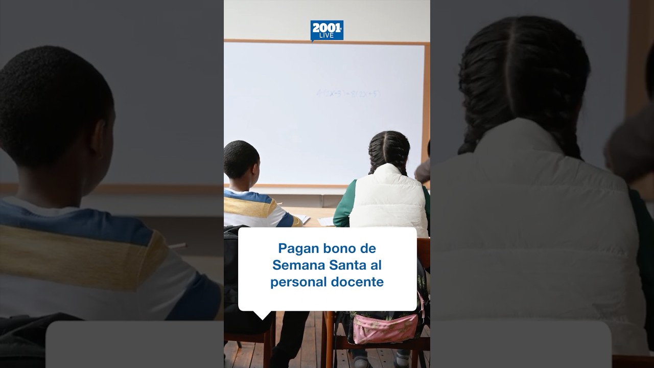 Pagan bono de Semana Santa al personal docente