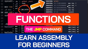How to Make Functions in Assembly: The JMP Command | Beginner Assembly Tutorial | x86-64 Assembly