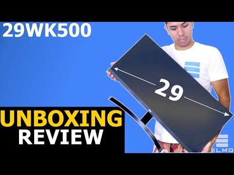 Monitor UltraWide IPS 29 LG 29WK500 75Hz Full HD | Unboxing e Review - Elmo