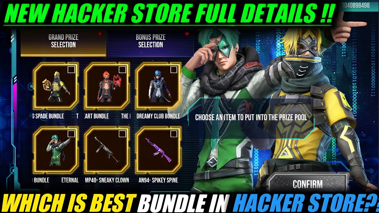 NEW HACKER STORE FULL DETAILS/ FREE FIRE NEW HACKER STORE🤗