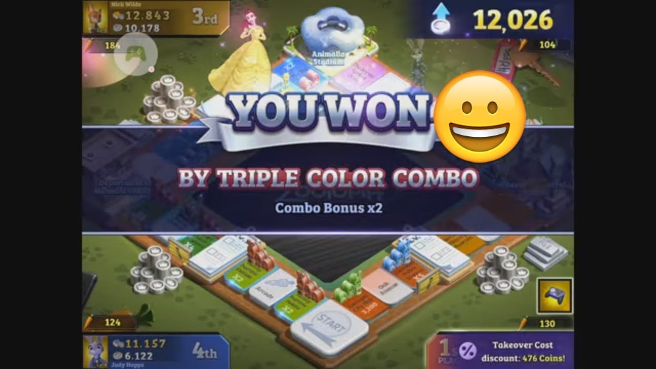 Win! Disney Magical Dice - Zootopia Board