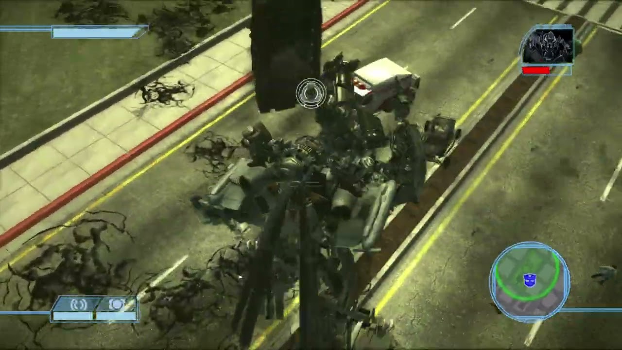 Transformers The Game Blackout vs Ironhide