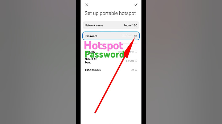 Hotspot Ka Password Kaise Dekhe || How To See Hotspot Password In android 2024 #shorts
