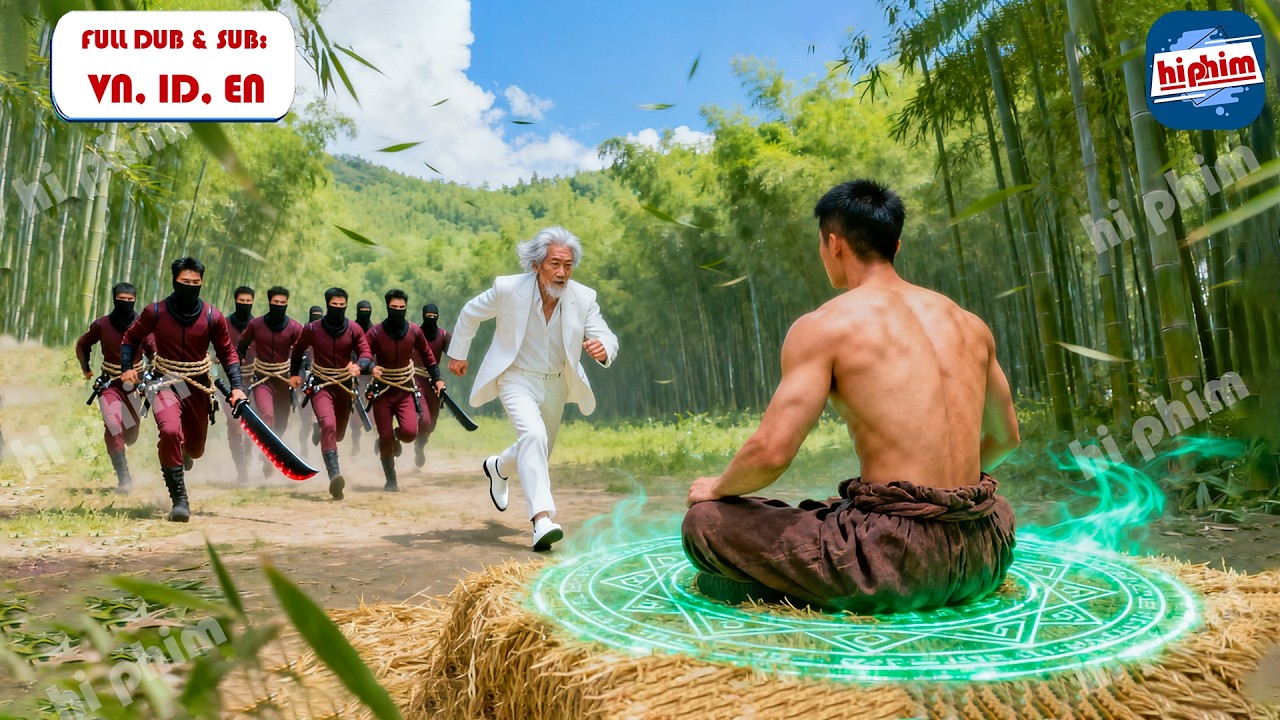 Thần Long Đang Ngồi Thiền Thấy Đám Sát Thủ Truy Đuổi Lão Chủ Tịch Liền Phi Chiếc Lá Diệt Cả Bọn