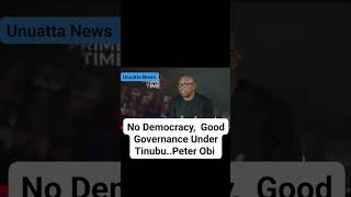 No Democracy,  Good Governance Under Tinubu..Peter Obi #fyp #news #nigeria