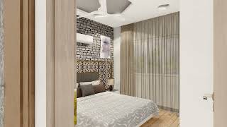 Immersive Elegance: 3D Interior Design Walkthrough - Future of Luxury Living! ✨ #DesignGoals 🏡