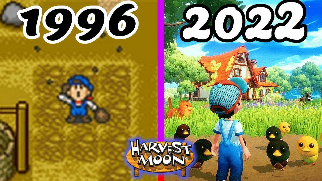 Evolution of Harvest Moon Games ( 19962022 ) YouTube