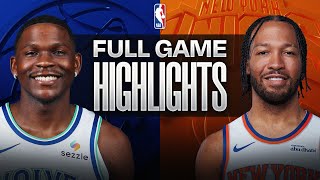 Timberwolves vs Knicks Preseason Highlights: Minnesota Wins 122-104 at MSG