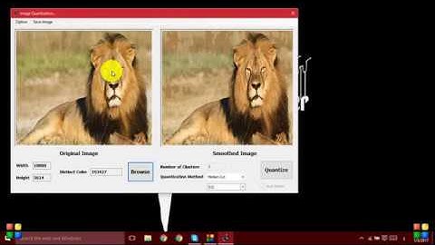 Simple Image Quantization