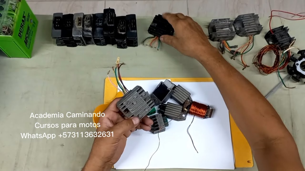 Sistema de reguladores para motos. regulador 2 al aire #25