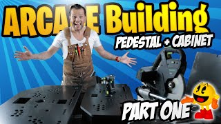 Cabinet and Pedestal Arcade building series  PART 1:  'building the control panels'