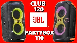 🥵JBL PARTYBOX CLUB 120 VS JBL PARTYBOX 110❌QUICK SPECS & FEATURES COMPARISON ❌CES 2024 LAS VEGAS