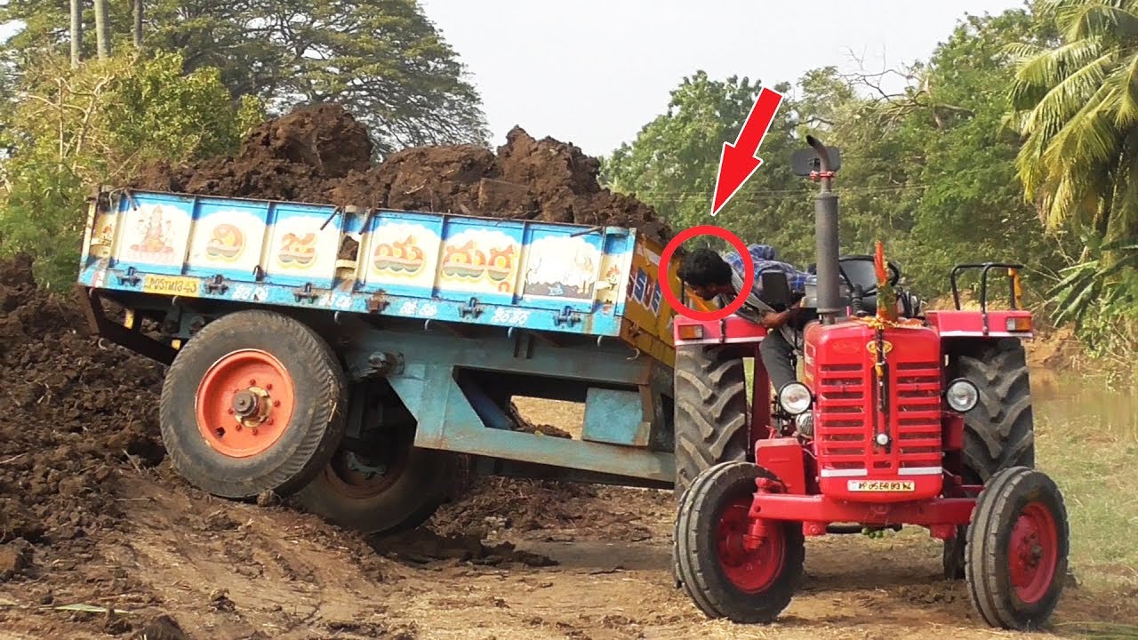 Mahindra Excellent Unloading Skills | Tractor Mahindra 475 DI | Tractor Videos | SWAMI Tractors