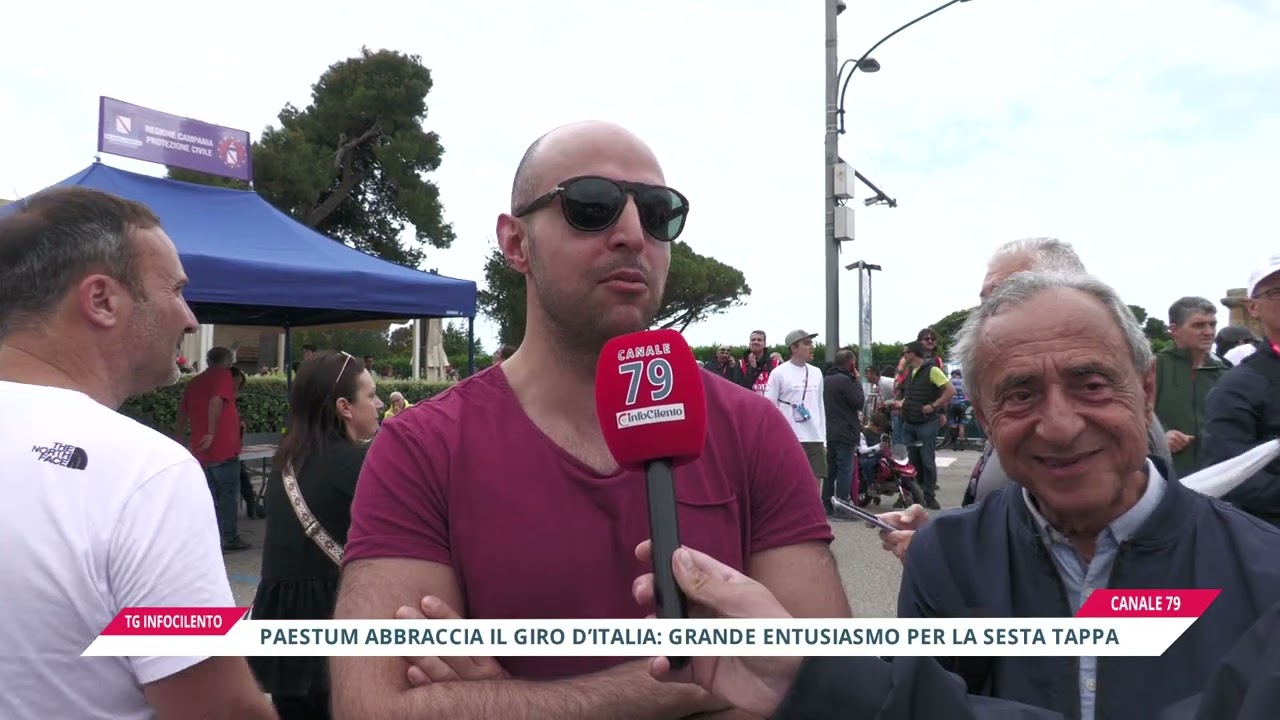 Paestum abbraccia il Giro d'Italia: grande entusiasmo per la sesta tappa