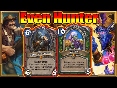 Best Even Highlander Hunter In The World! Brings You Happiness! Stormwind Mini-Set | Hearthstone