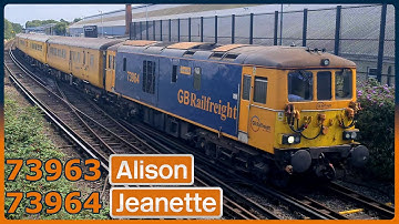 GBRf Class 73s give tones at Gillingham Depot.