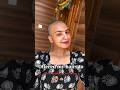 With a heart full of faith, I offered a part of me to Her. #baldbeautiful #baldbeauty #bald #tonsure