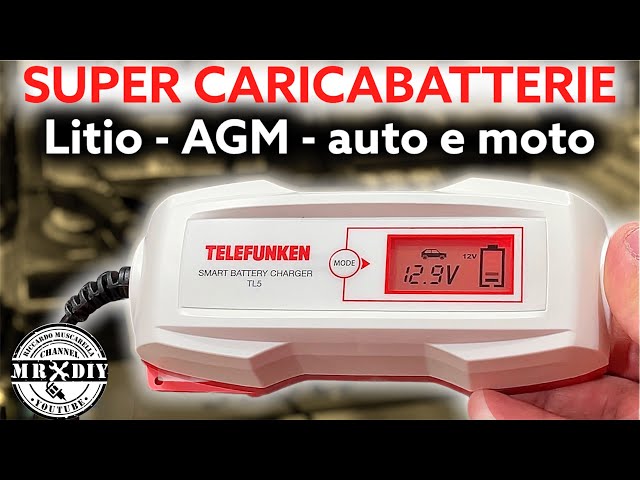 Caricabatteria Telwin TOURING II 6/12 V 4,5 A - Caricabatterie auto moto  scooter