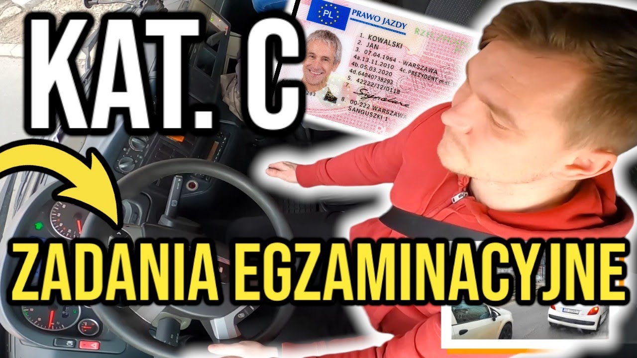 Kategoria C - omówienie zadań egzaminacyjnych i jazda w ruchu drogowym. WORD Dąbrowa Górnicza