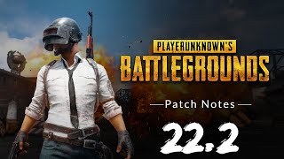 PUBG Patch Notes 22.2 livestream(無敵M24)