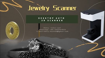 Desktop auto 3D scanner for Jewelry，miniature，coin，insect and industrial parts