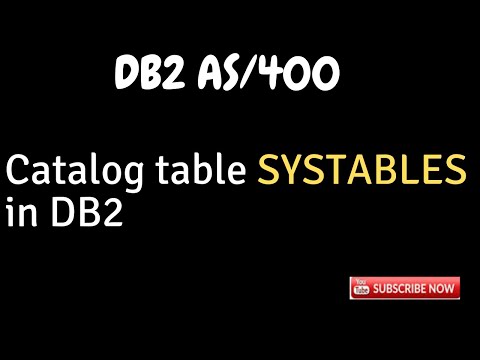 SYSTABLES in DB2 | Catalog table SYSTABLES in DB2 AS400