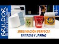 Cómo SUBLIMAR TAZAS y jarras perfectas INCLUSO CÓNICAS!! TRUCOS...