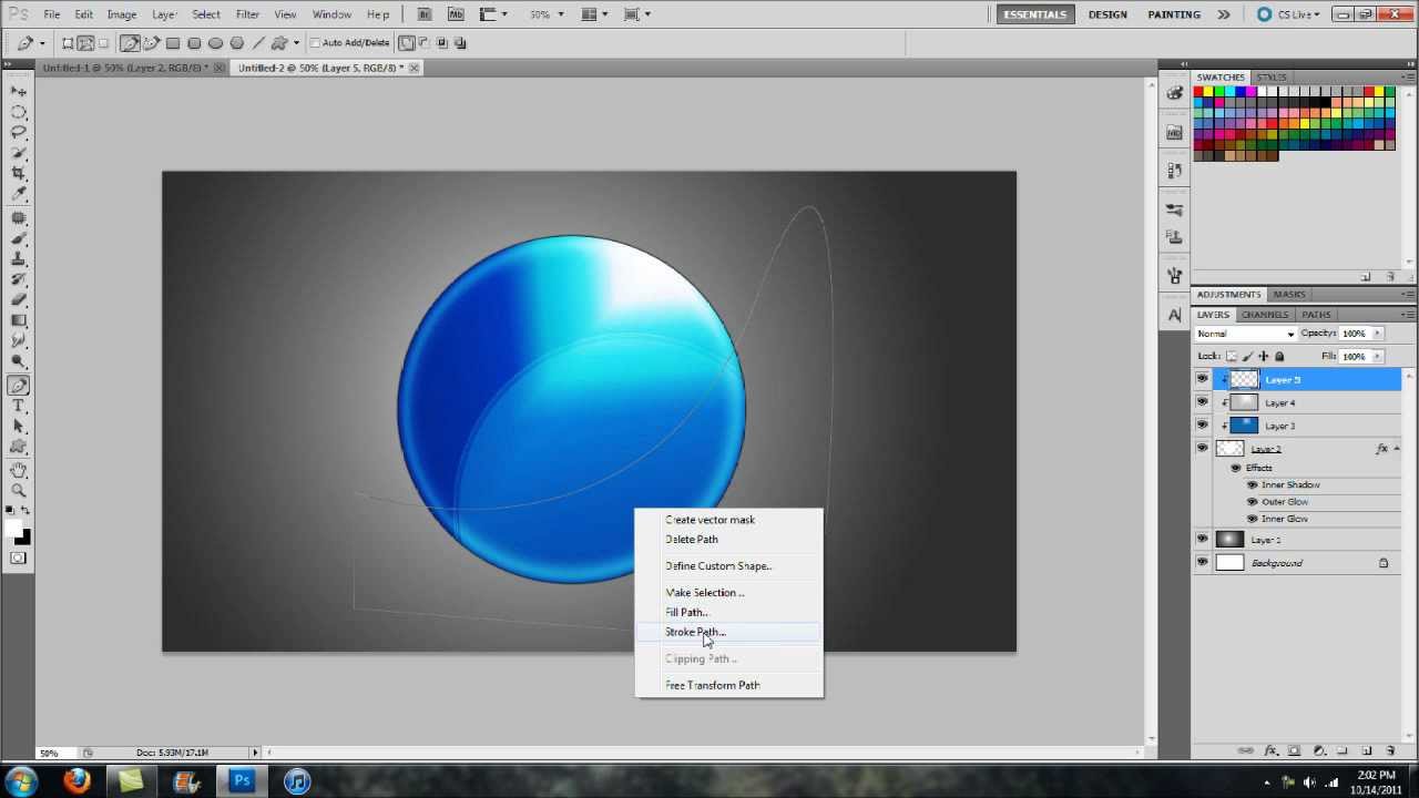 How to: Create a Glass Orb | Adobe Photoshop Tutorial - YouTube