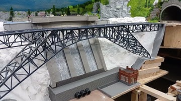 building track, modelbaan, anlage H0 part 99 c rails trix