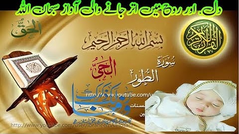 Surah At-Tur ( The Mount )//qari Abdul wahab chang//سورة الطور/baloch425