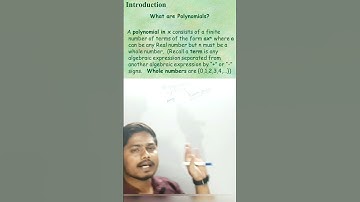 What is a Polynomial. Polynomial definition. #polynomials #definition #class9 #polynomial