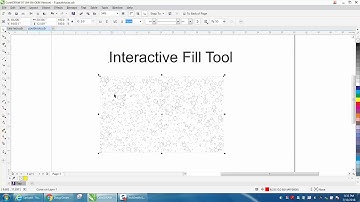 Corel Draw Tips & Tricks Interactive Fill Tool Nudge it around