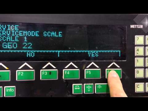 How to Calibrate Mettler Toledo ID7 Floor Scales