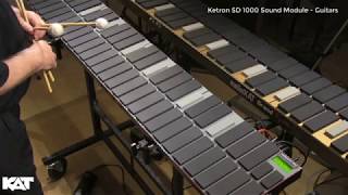 Guitars on the Ketron SD1000 using the malletKAT